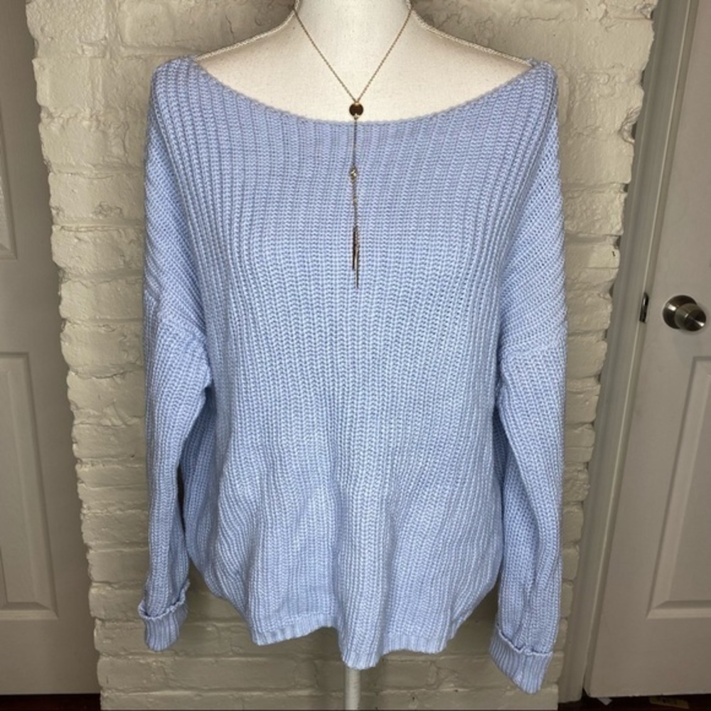 Catherine Malandrino Chunky Knit Boat neck Sweater M